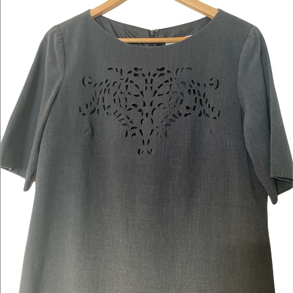 🤍 Size 12 simple minimalist gray dress - Picture 8 of 10